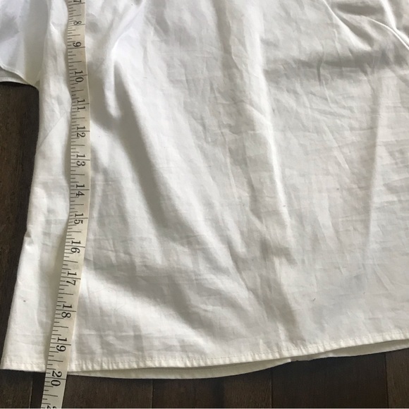 NWT Anthro Maeve White Flutter Sleeve‎ Top 0 - Picture 5 of 10